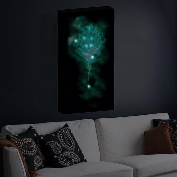 Image du produit Toile avec 6 lumières LED (20 x 40 cm)