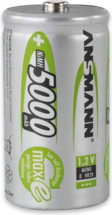 Immagine prodotto Ansmann MaxE (1 pz., D, 5000 mAh)