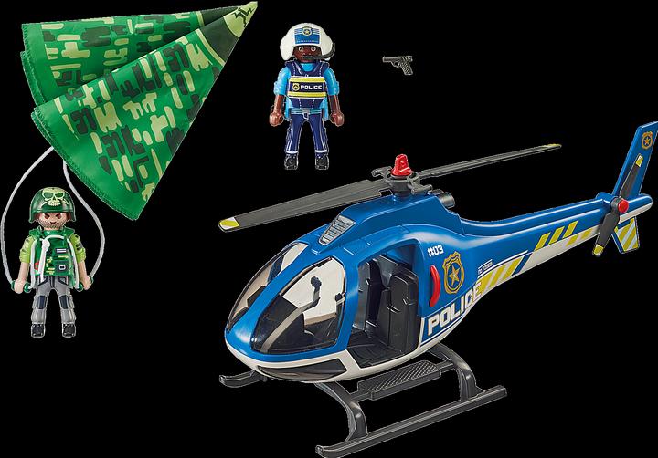Actual product image Playmobil Police helicopter: parachute chase (70569, Playmobil City Life)