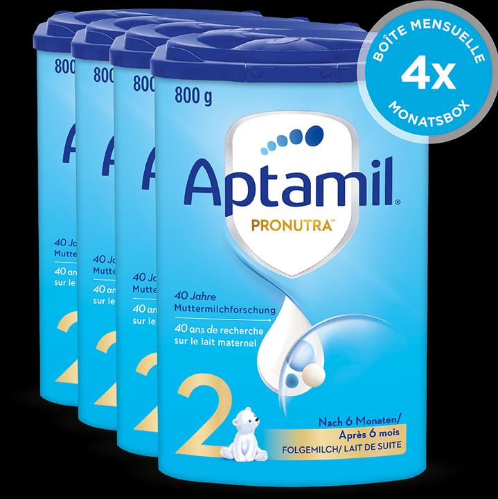 Aptamil Boîte mensuelle Pronutra 2 (3200 g, à partir de 6 m.)