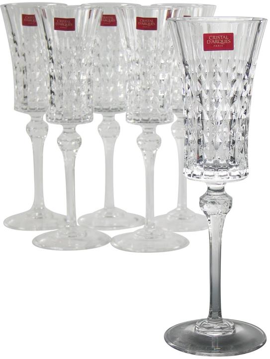 Immagine prodotto Cristal d'Arques Lady Diamond (15 cl, 6 Occhiali, Bicchieri da champagne)