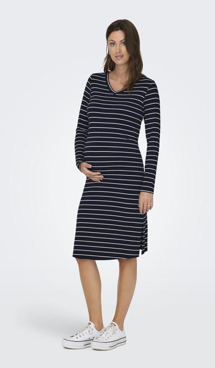 Actual product image Only Maternity Mum V-neck Dress with Long Sleeves (L)