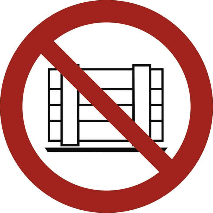 Produktbild Moedel Schild Abstellen oder Lagern verboten