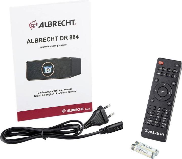 Image du produit Albrecht DR 884 (DAB+ DAB, Webradio, GPS, Bluetooth)