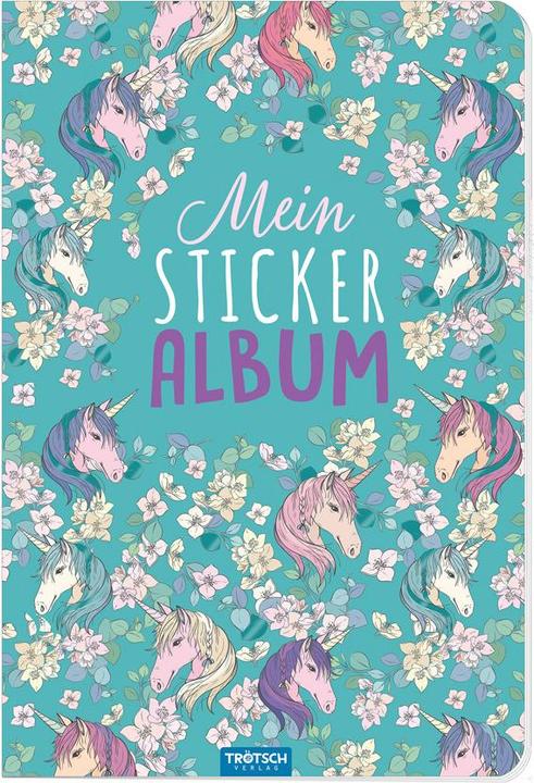 Actual product image Magni My sticker album unicorn A5 format 24 pages