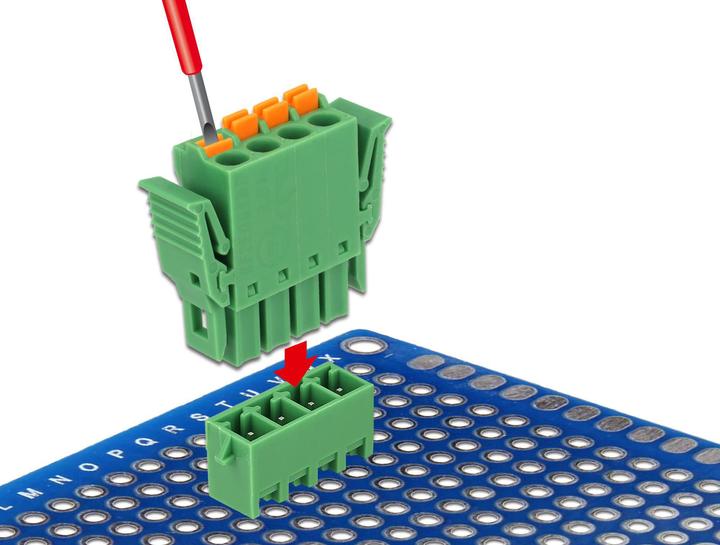 Produktbild Delock Terminalblock Raster vertikal (Kabel Zubehör)