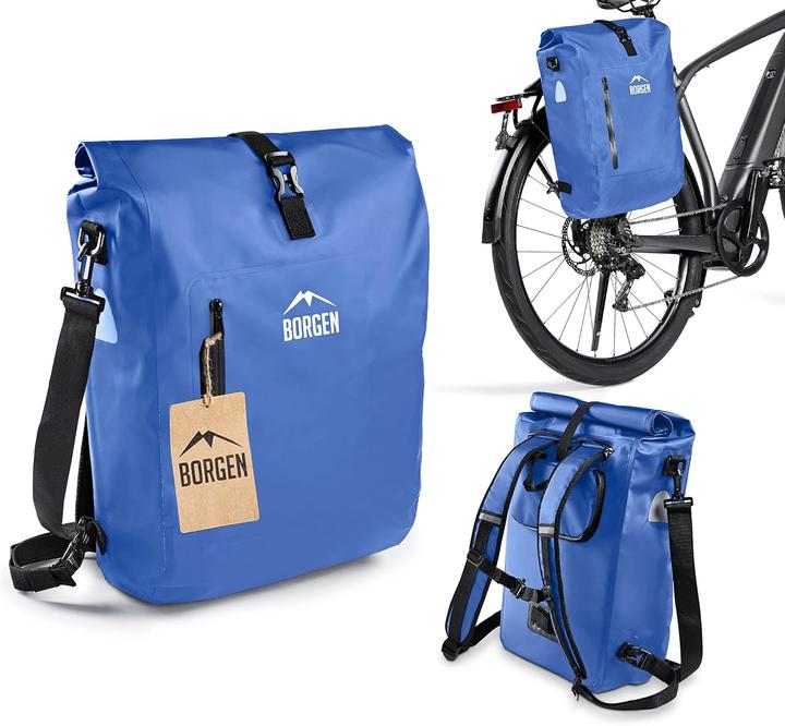 Immagine prodotto Borgen Borsa da bici 3in1 (25 l, Borsa portapacchi)