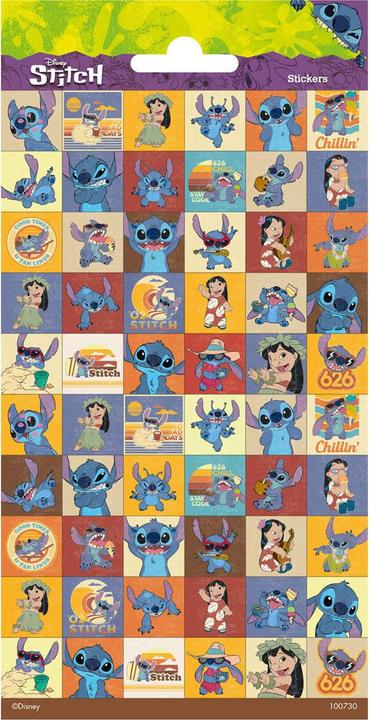 Actual product image Totum Disney Stitch Sticker Sheet