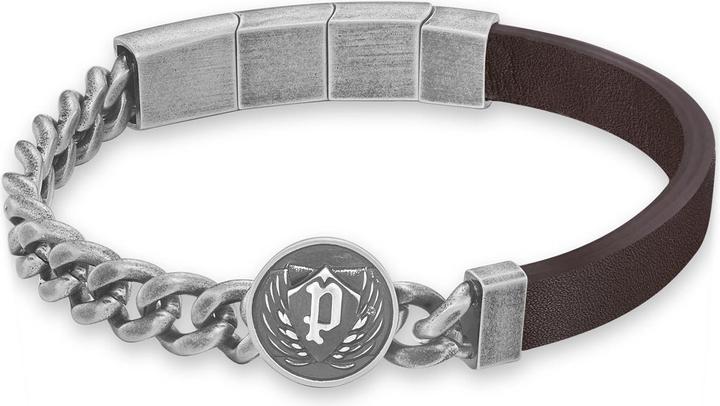 Actual product image Police PEAGB0023302 Crest (19 cm, Leather, Stainless steel)