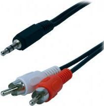 Actual product image MCL Cable Audio Stereo 2 X Rca Male (P)