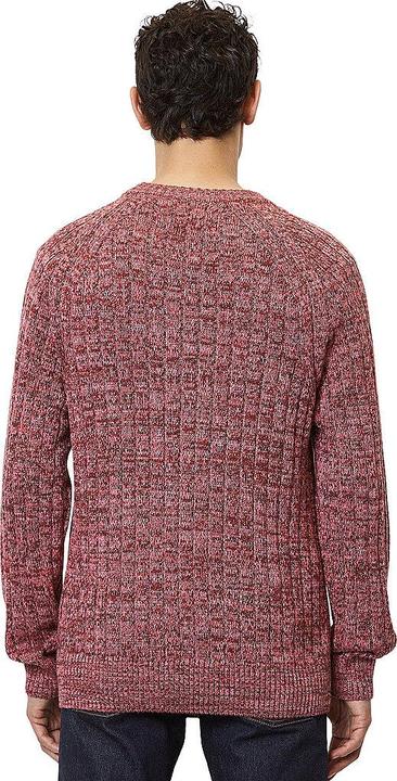 Actual product image Marc O'Polo Long Sleeve Pullover Crew Neck Raspberry (M)