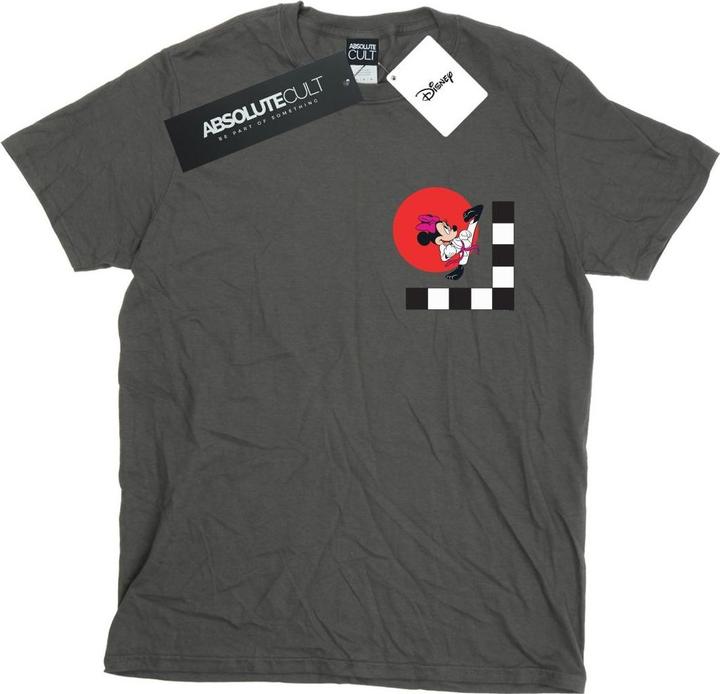 Actual product image Disney Womens/Ladies Minnie Mouse Karate Kick Cotton Boyfriend T-Shirt (XL)