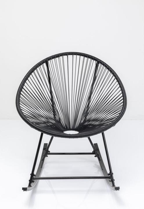 Actual product image Kare Design Rocking Chair Acapulco Black