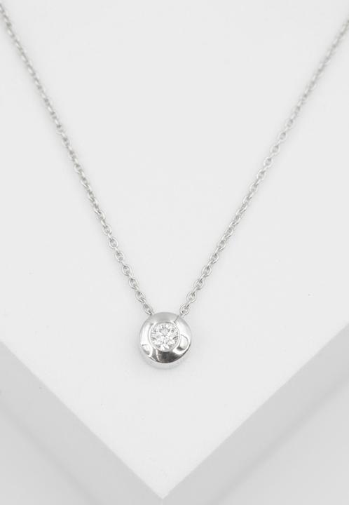 Produktbild Muau Collier Weissgold 750/18K, Diamant 0.10ct.