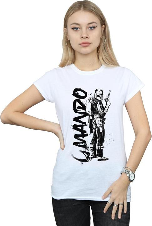 Produktbild Star Wars The Mandalorian Splat Mando TShirt (M)