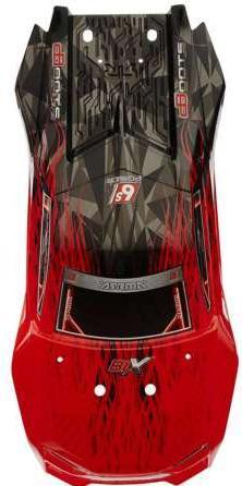Produktbild Arrma Body Red/Black Pntd W/Decal Talion 6S BLX