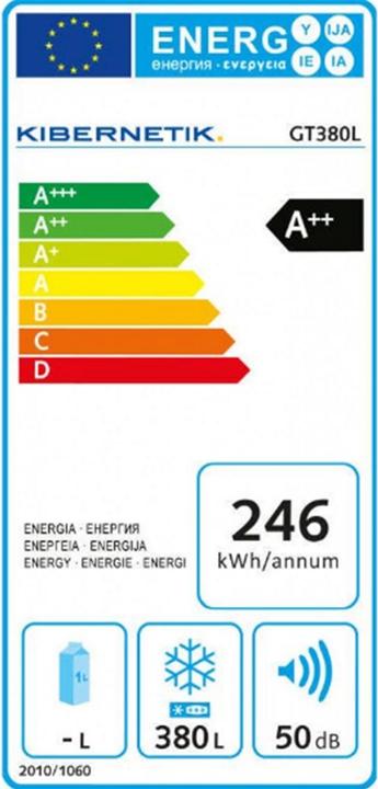Energie-Label Kibernetik Gt380l (Freistehend, 371 l)
