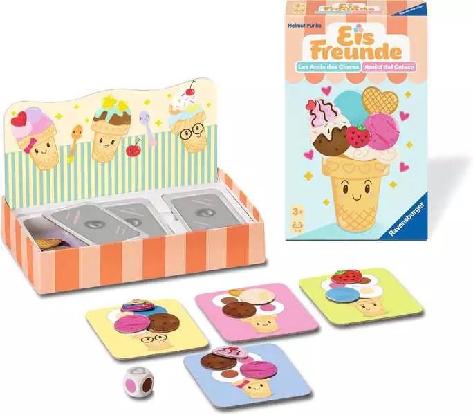 Immagine prodotto Ravensburger 23048 - Gli amici del gelato, dolce gioco di memoria e di raccolta per bambini dai 3 anni in su (Tedesco, Francese, Italiano)