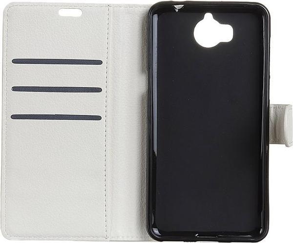 Produktbild MU Classic Leder Hülle mit Litchitextur (Huawei Y6 (2017), Huawei Y5 (2017))