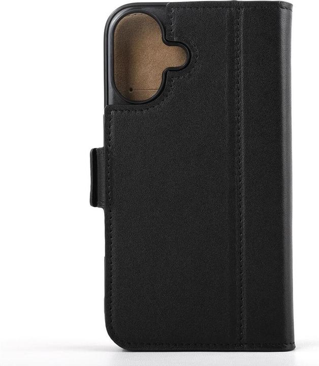 Produktbild Mike Galeli Book-Cover Echtleder Fabio black (Apple iPhone 16 Plus)