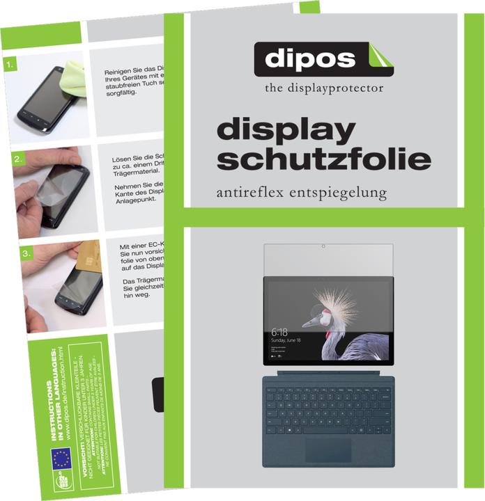 Produktbild Dipos Displayschutzfolie Antireflex (2 Stück, Surface Pro (2017))