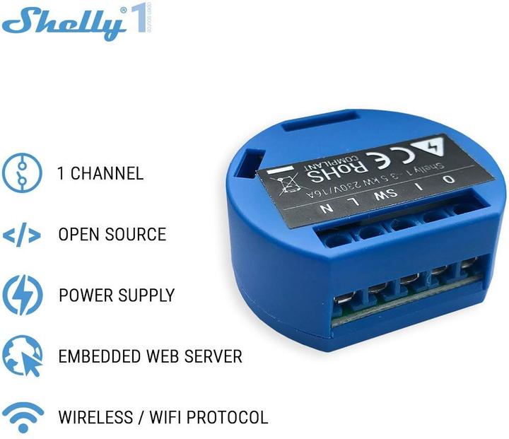 Produktbild Shelly WLAN-Schaltaktor