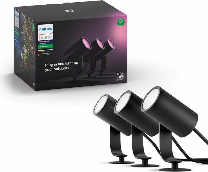 Produktbild Philips Hue Hue Lily Basic Set (DE Stecker) (640 lm, IP65)