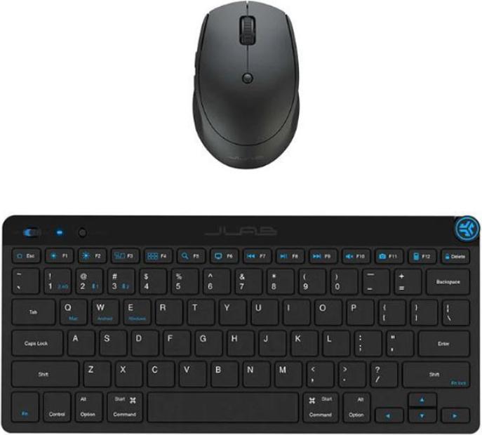 Actual product image JLab Audio JLab Go GO Wireless Bluetooth Keyboard and Mouse Set DE-Layout, Multiple Connection Options (DE, Wireless)