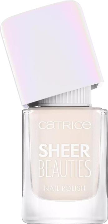 Actual product image Catrice Sheer Beauties Nail Polish (010 Milky Not Guilty, Colour paint)