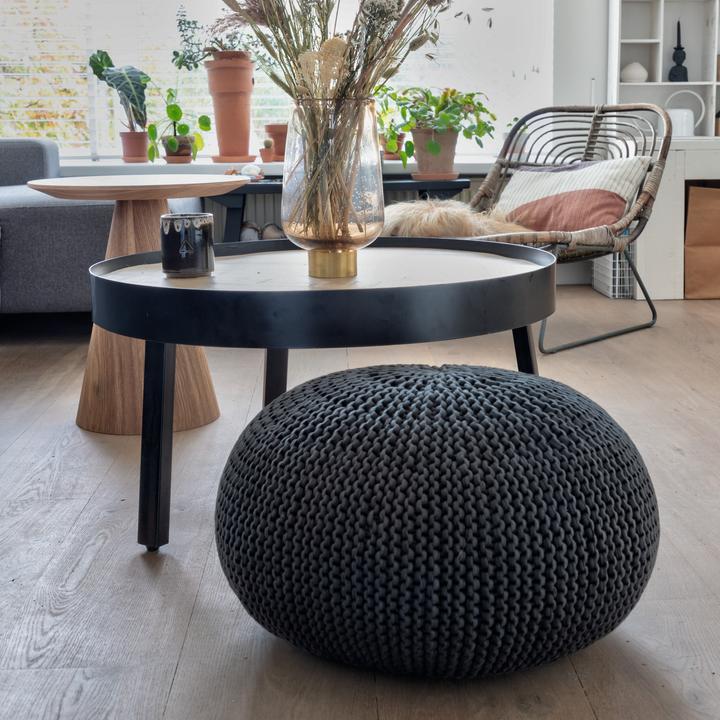 Image du produit Hoooked Kit de tricot et crochet DIY Zpagetti Pouf