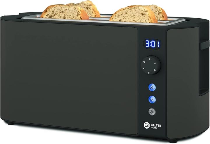 Actual product image Balter Toaster mit Langschlitz und LCD-Anzeige