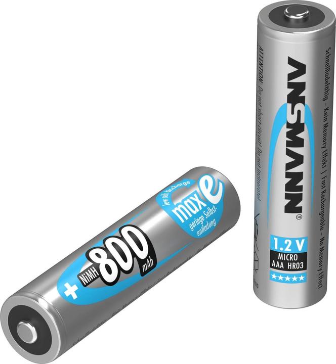 Produktbild Ansmann maxE (2 Stk., AAA, 800 mAh)