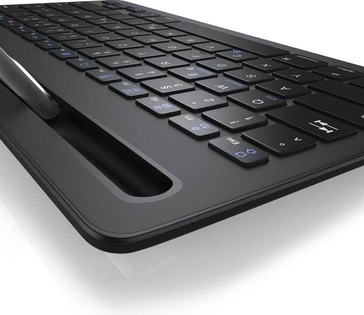 Produktbild Aplic Tablet Tastatur Bluetooth, Tablet Halterung, mit Akku, für iOS, Android, Windows (DE)