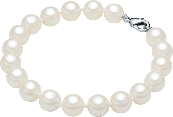 Lulu & Jane Messing Muschelkernperle silber - 33216 (17 cm, Messing)