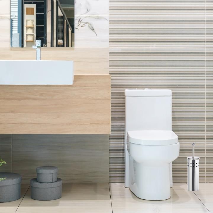 Actual product image Relaxdays Round WC Accessory Set