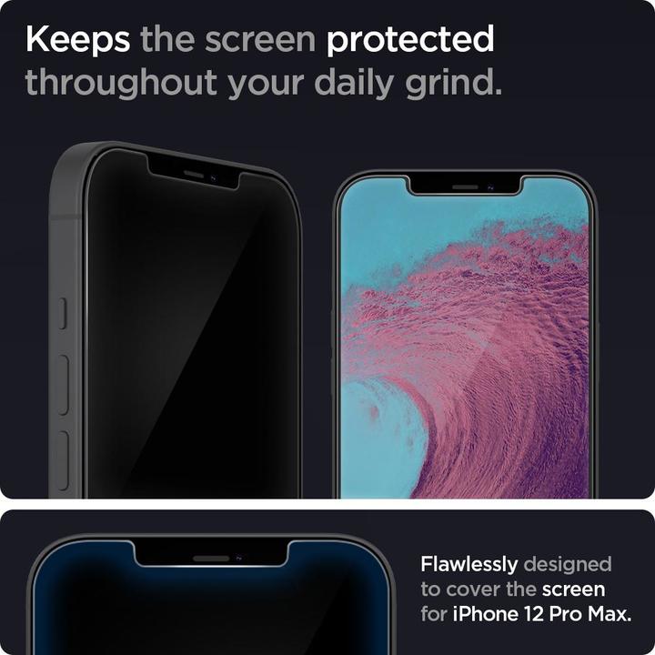 Image du produit Spigen Glas tR EZ Fit(2Pack) (2 pièce(s), Apple iPhone 12 Pro Max)