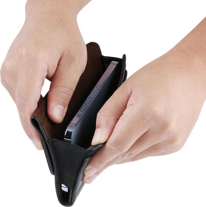 Image du produit Werkstein Universal XXXL Leder Tasche mit Gürtelclip - Schwarz