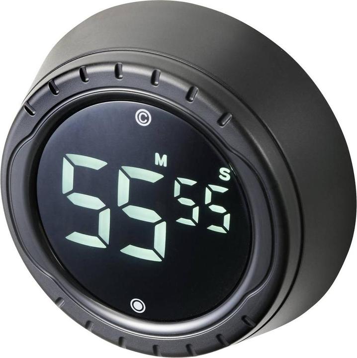 Actual product image Sygonix Timer Black digital