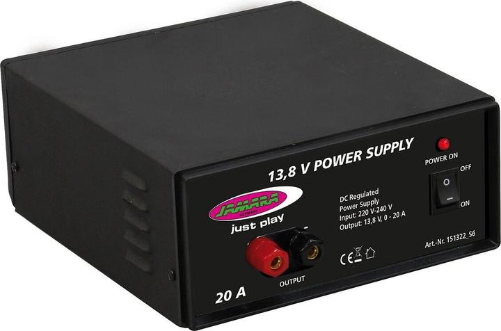 Image du produit Jamara Alimentation électrique 13,8V 20A stabilisée