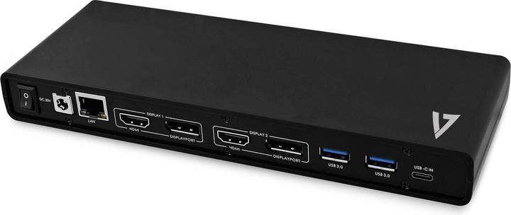 Produktbild V7 UCDDS-1E (USB-C, USB-A, 4 Ports)