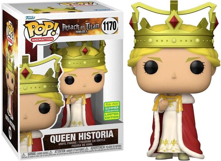 Image du produit Funko Pop! Attack on Titan Queen Historia (1158) EXM SDCC 22
