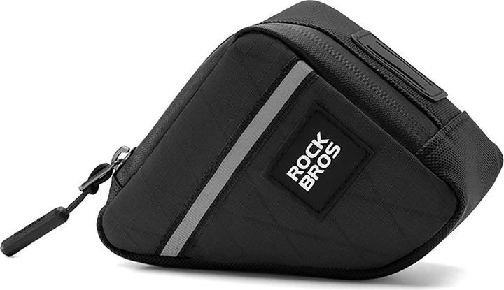 Actual product image Rockbros Triangle Bike Frame Bag 0.25L - Black (Frame bag)