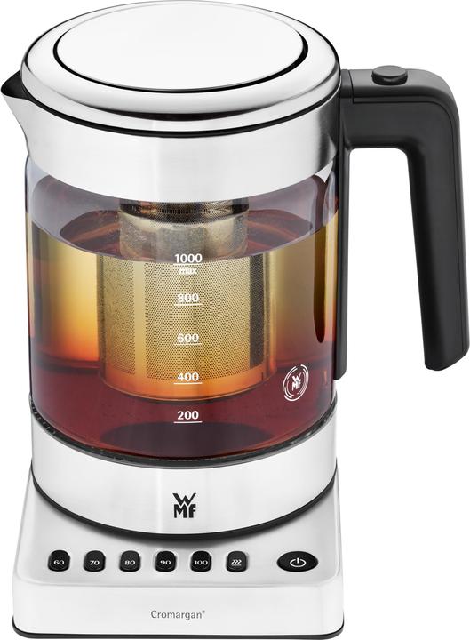 Produktbild WMF Glas Wasserkocher mit Temperaturwahl 1l Teekocher Teesieb Küchenminis 1900W (1 l)