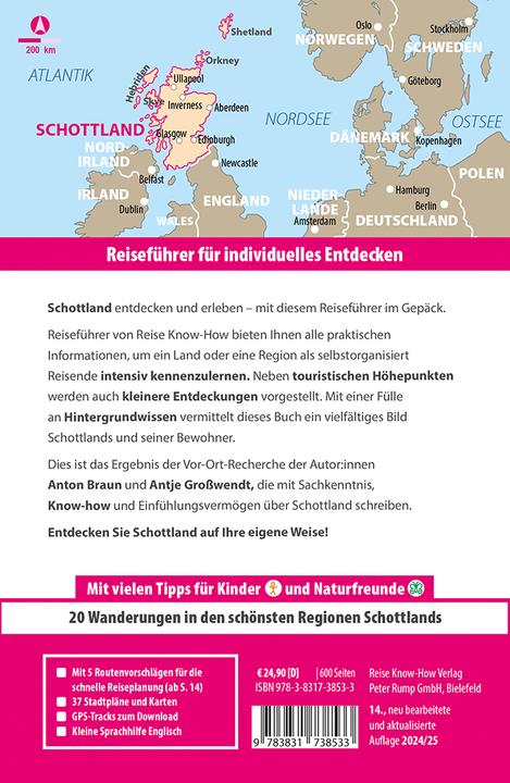 Produktbild Reiseführer Schottland - mit Orkney, Hebriden und Shetland (Deutsch, Anton Braun, Antje Grosswendt, 2024)