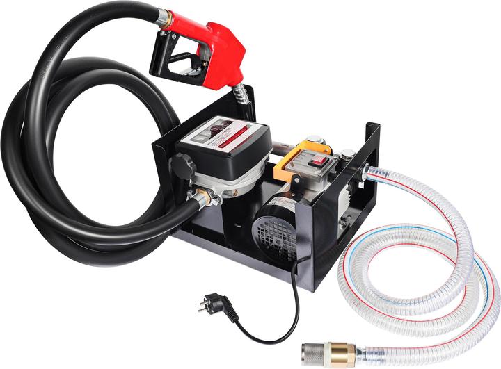 Produktbild Wiltec Heizöl- und Dieselpumpe 230V/750W 80l/min selbstansaugend Pumpe Pistole