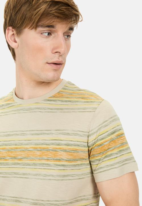 Image du produit Camel Active T-Shirt mit Streifenmuster aus Baumwolle (S)