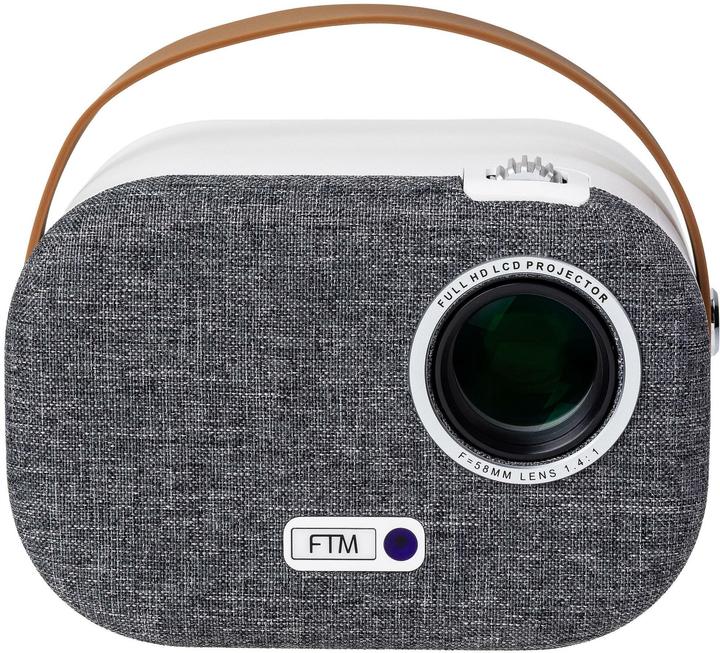 Immagine prodotto FTM Projektor Mini, ANSI-Lumen: 200 lm, Auflösung: 1920 x (Full HD, 200 lm)
