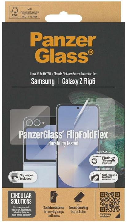 Produktbild PanzerGlass Tempered glass & film (1 Stück, Samsung Galaxy Z Flip6)