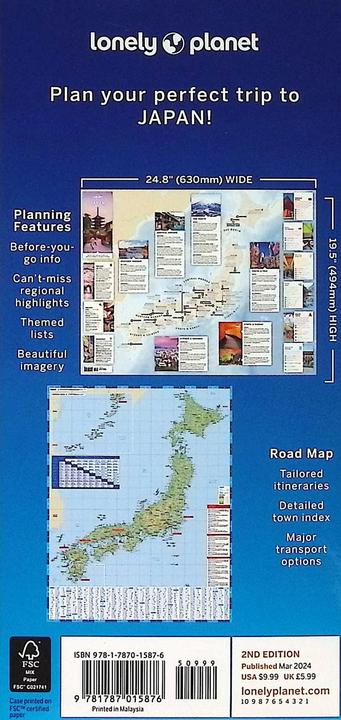 Produktbild Japan Planning Map