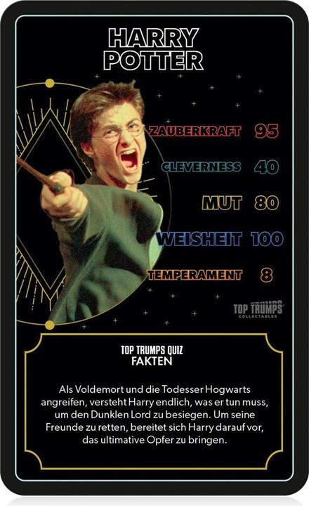 Produktbild Winning Moves Top Trumps Collectables Harry Potter Heroes of Hogwarts (Deutsch)